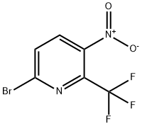 6-Bromo-3-nitro-2-(trifluoromethyl)pyridine Struktur