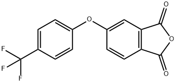 5-(4-(Trifluoromethyl)phenoxy)isobenzofuran-1,3-dione Struktur