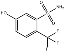 5-hydroxy-2-(trifluoromethyl)benzenesulfonamide Struktur