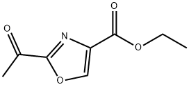 ethyl 2-acetyloxazole-4-carboxylate Struktur