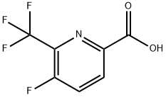 5-氟-6-(三氟甲基)吡啶甲酸, 1256802-73-9, 結構式