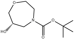 (S)-4-Boc-6-hydroxy-[1,4]oxazepane Struktur