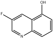 3-fluoroquinolin-5-ol Struktur