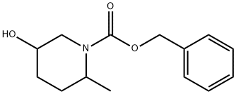 5-Hydroxy-2-Methyl-Piperidine-1-Carboxylic Acid Benzyl Ester Struktur