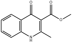 Methyl 2-methyl-4-oxo-1,4-dihydroquinoline-3-carboxylate Struktur