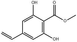 Methyl 2,6-dihydroxy-4-vinylbenzoate Struktur