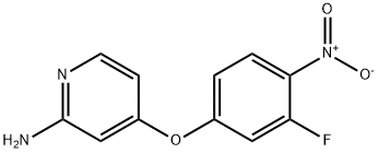 4-(3-Fluoro-4-nitrophenoxy)pyridin-2-amine Struktur