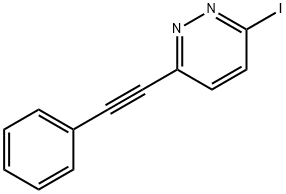 3-Iodo-6-(phenylethynyl)pyridazine Struktur