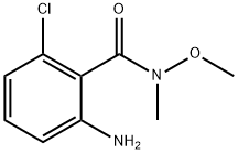 2-Amino-6-chloro-N-methoxy-N-methyl-benzamide Struktur