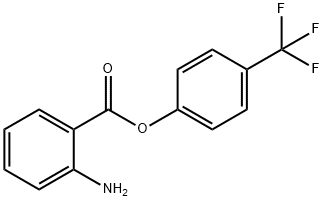 4-(Trifluoromethyl)phenyl 2-aminobenzoate Struktur