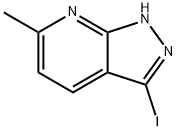 3-Iodo-6-methyl-1H-pyrazolo[3,4-b]pyridine Struktur