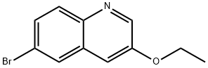 6-bromo-3-ethoxyquinoline Struktur