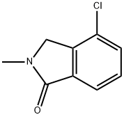 4-Chloro-2-methylisoindolin-1-one Struktur