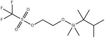 2-((2,3-dimethylbut-2-yl)dimethylsilyloxy)ethyl trifluoromethane-sulfonate Struktur