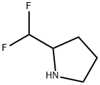 2-(difluoromethyl)pyrrolidine hydrochloride Struktur