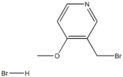 3-(bromomethyl)-4-methoxypyridine hydrobromide Struktur