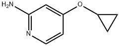 4-(cyclopropyloxy)-2-Pyridinamine Struktur