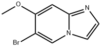 6-Bromo-7-Methoxyimidazo[1,2-A]Pyridine Struktur