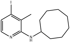 N-Cyclooctyl-4-iodo-3-methylpyridin-2-amine Struktur