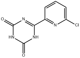 6-(6-chloropyridin-2-yl)-1,3,5-triazine-2,4(1H,3H)-dione Struktur