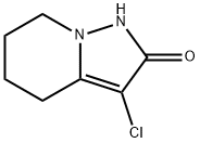 3-Chloro-4,5,6,7-tetrahydropyrazolo[1,5-a]pyridin-2-ol Struktur