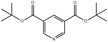 Di-tert-butyl pyridine-3,5-dicarboxylate Struktur