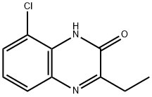 7-Chloro-3-ethyl-1H-quinoxalin-2-one Struktur