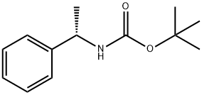 Carbamic acid, [(1S)-1-phenylethyl]-, 1,1-dimethylethyl ester
 Struktur