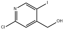 (2-Chloro-5-iodo-pyridin-4-yl)-methanol Struktur