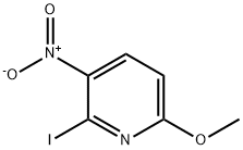 2-IODO-6-METHOXY-3-NITRO-PYRIDINE Struktur