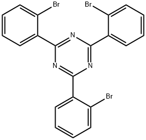 2,4,6-tris(2-bromophenyl)-1,3,5-triazine Struktur