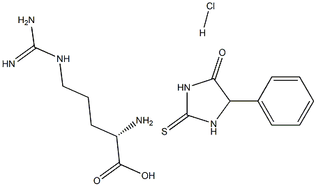 Phenylthiohydantoin-arginine Hydrochloride Struktur