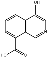 4-hydroxyisoquinoline-8-carboxylic acid Struktur