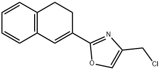 4-(Chloromethyl)-2-(3,4-dihydronaphthalen-2-yl)oxazole Struktur