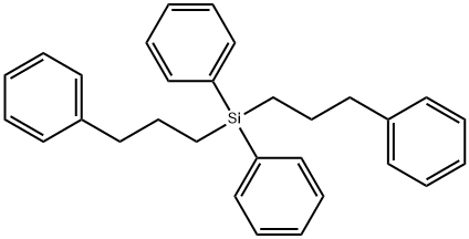 BIS(3-PHENYLPROPYL)DIPHENYLSILANE Struktur