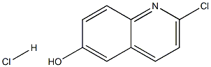 2-Chloroquinolin-6-ol hydrochloride Struktur