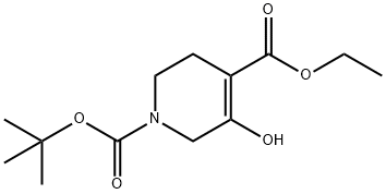 1-tert-butyl 4-ethyl 3-oxopiperidine-1,4-dicarboxylate Struktur