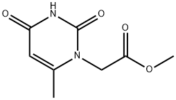 6-Mthyluracil-1-yl acetic acid methyl ester Struktur