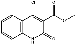 Methyl 4-chloro-2-oxo-1,2-dihydroquinoline-3-carboxylate Struktur