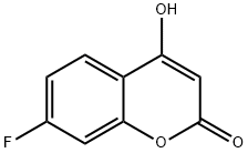 7-Fluoro-4-hydroxy-2H-chromen-2-one Struktur