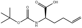 (R)-N-Boc-2-(3'-butenyl)glycine Struktur