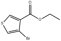 4-Bromo-3-thiophenecarboxylic acid ethyl ester Struktur