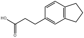 3-(2,3-DIHYDRO-1H-INDEN-5-YL)PROPANOIC ACID Struktur