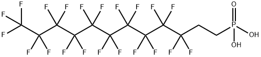 (3,3,4,4,5,5,6,6,7,7,8,8,9,9,10,10,11,11,12,12,12-Heneicosafluorododecyl)phosphonic acid Struktur