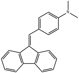 4-((9H-Fluoren-9-ylidene)methyl)-N,N-dimethylaniline Struktur