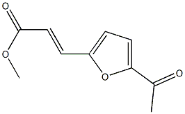 METHYL 3-(5-ACETYL-2-FURYL)-2-PROPENOATE Struktur