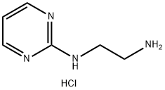 N1-(Pyrimidin-2-yl)ethane-1,2-diamine hydrochloride Struktur