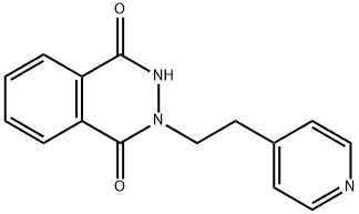 2,3-DIHYDRO-2-(2-(4-PYRIDYL)-ETHYL)-1,4-PHTHALAZINEDIONE Struktur