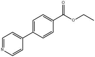 4-(4-pyridinyl)-benzoic acid ethyl ester Struktur