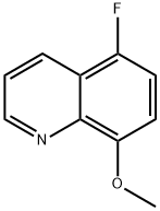 5-Fluoro-8-methoxyquinoline Struktur